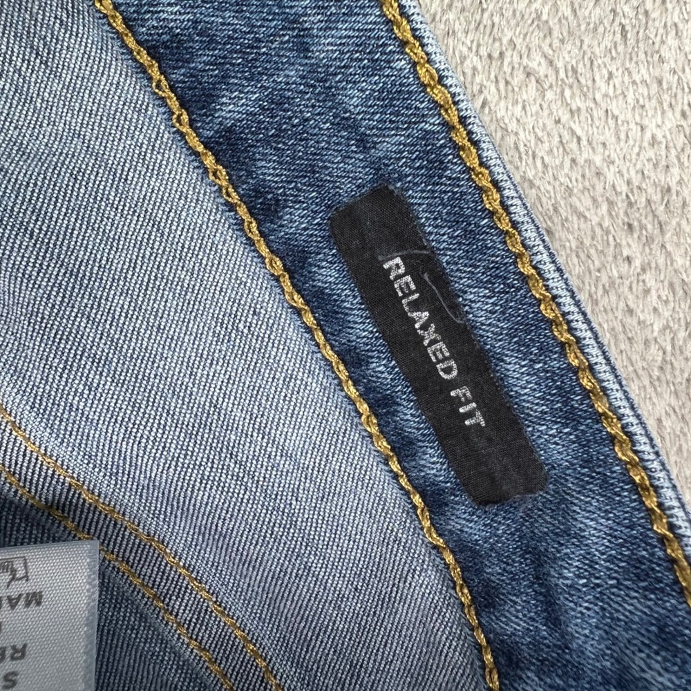 Judy Blue Relaxed Fit Jeans Womens 29 Blue Solid Stretch Denim Whiskered Preppy - Picture 12 of 14